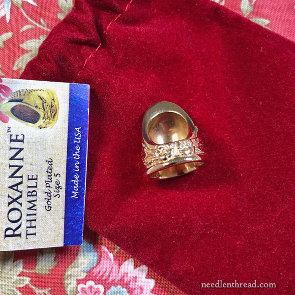 Roxanne thimbles for sewing and handwork
