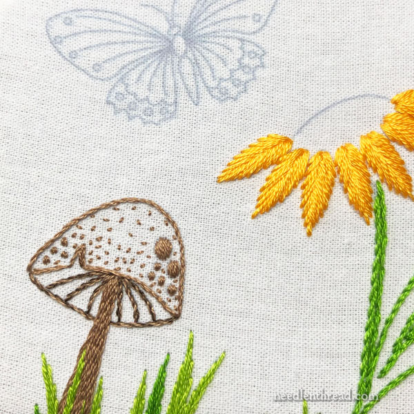 Sunflower & Toadstool: Embroidery Project