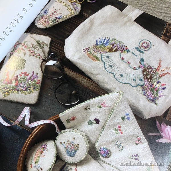 Embroidered Country Gardens by Lorna Bateman