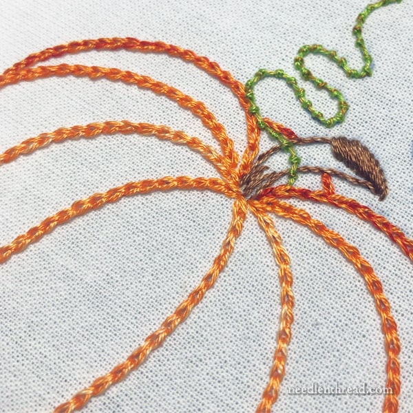 Pumpkins & Leaves: Autumn Embroidery