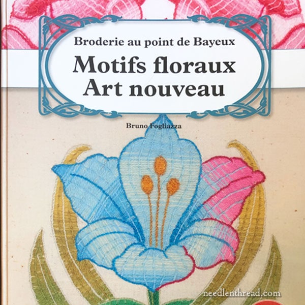 Motif Floraux Art Nouveau for embroidery - floral motifs in art nouveau style