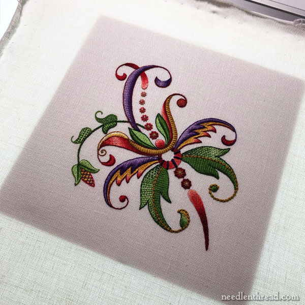 Reframing Embroidery - from botched to better