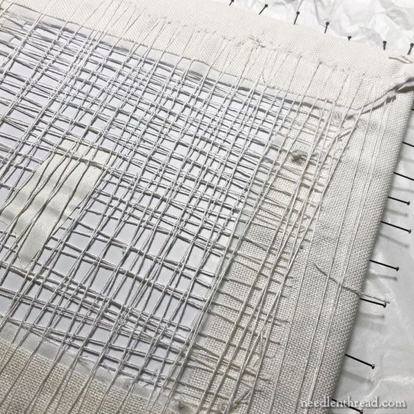 Reframing Embroidery - from botched to better