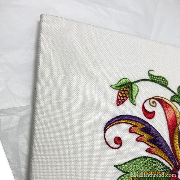 Reframing Embroidery - from botched to better
