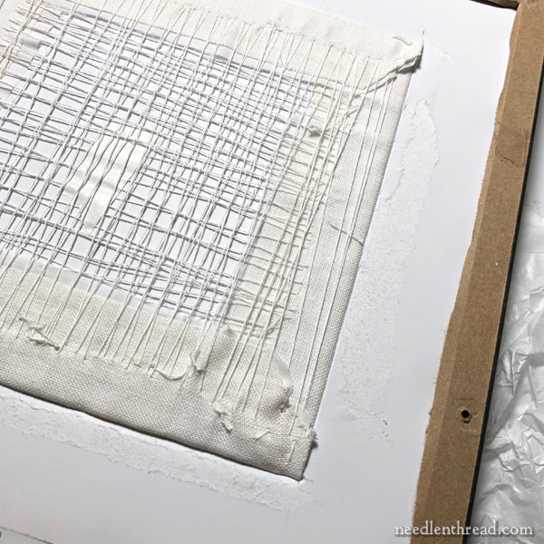Reframing Embroidery - from botched to better