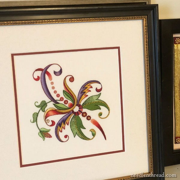 Reframing Embroidery - from botched to better
