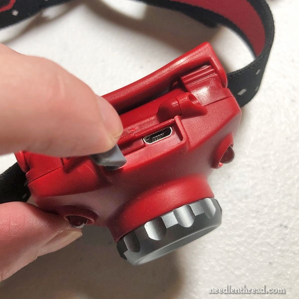 Coast Rechargeable Headlamp with Needlework