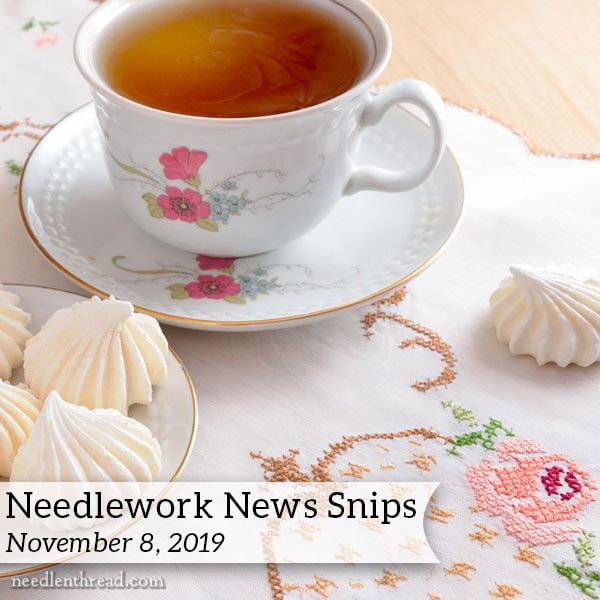 Needlework News Snips November 8, 2019