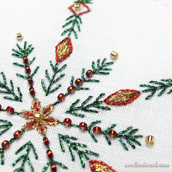 Embroidered Snowflakes