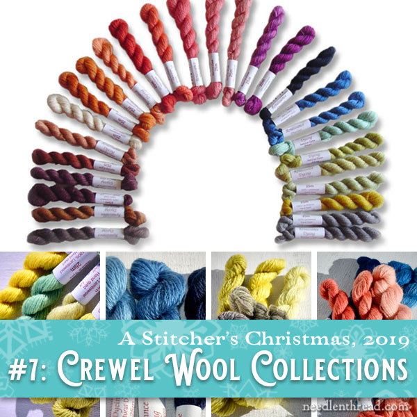 Stitcher's Christmas 2019 - Renaissance Dyeing crewel wool threads