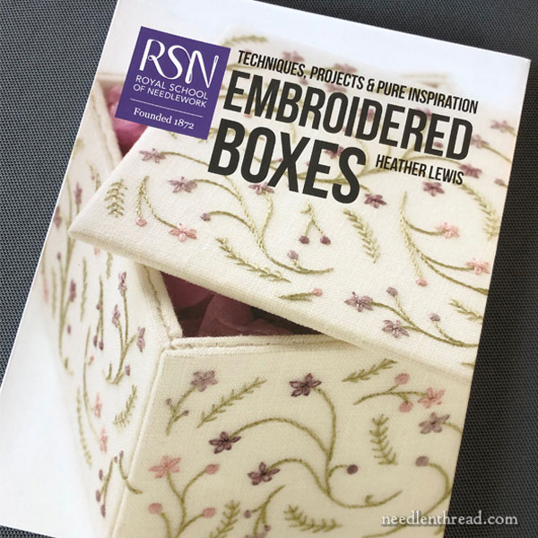RSN Embroidered Boxes by Heather Lewis