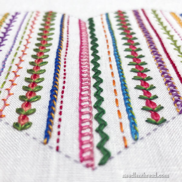 Types of Hand Embroidery Stitches and Temporary Stitches