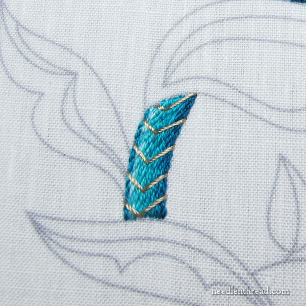 Jacobean Sea Embroidery Project: Troubleshooting the Stem