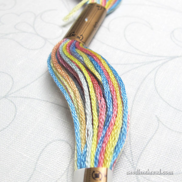 Rainbow Variegated DMC Embroidery Thread