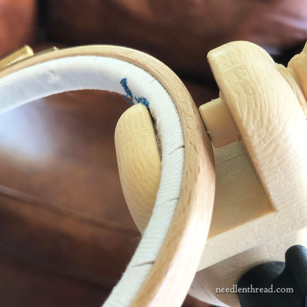 Nurge floor stand for embroidery hoops - review