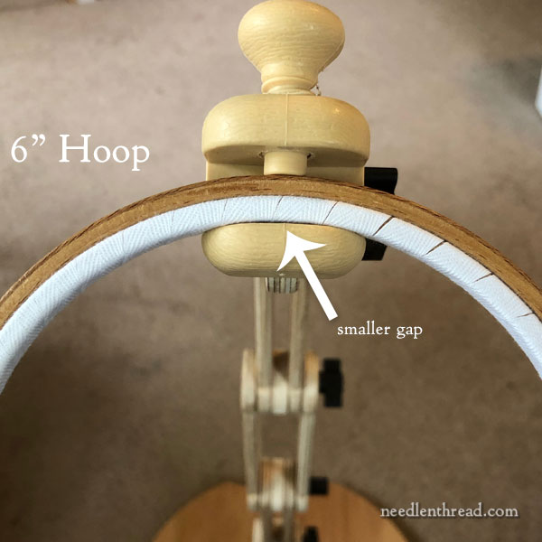 Nurge Adjustable Embroidery Table Stand and Wood Embroidery Hoop , Cross  Stitch Hoop Stand, Embroidery Hoop Holder. Hand Polished Natural Wood  (190/5