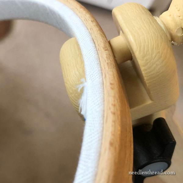 Nurge floor stand for embroidery hoops - review