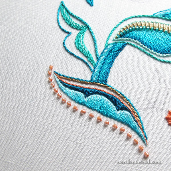 Jacobean Sea Embroidery Project