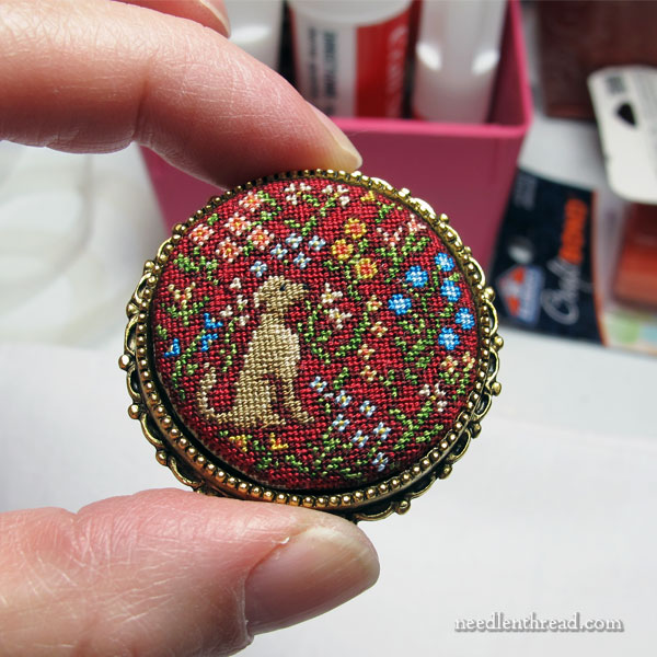 Needlepoint: How to start a Petit Point embroidery project