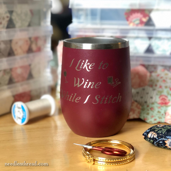 I like to wine while I stitch