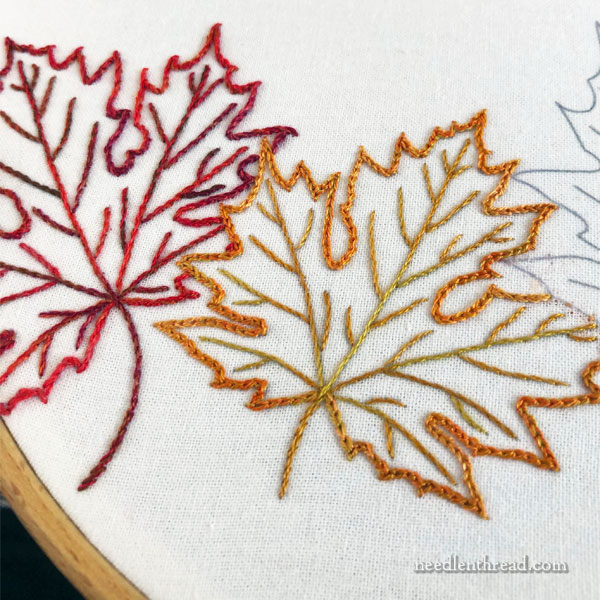 Looking Ahead – Some Autumn Embroidery –