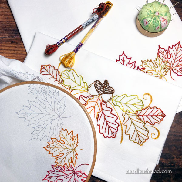 Autumn Variety embroidery designs