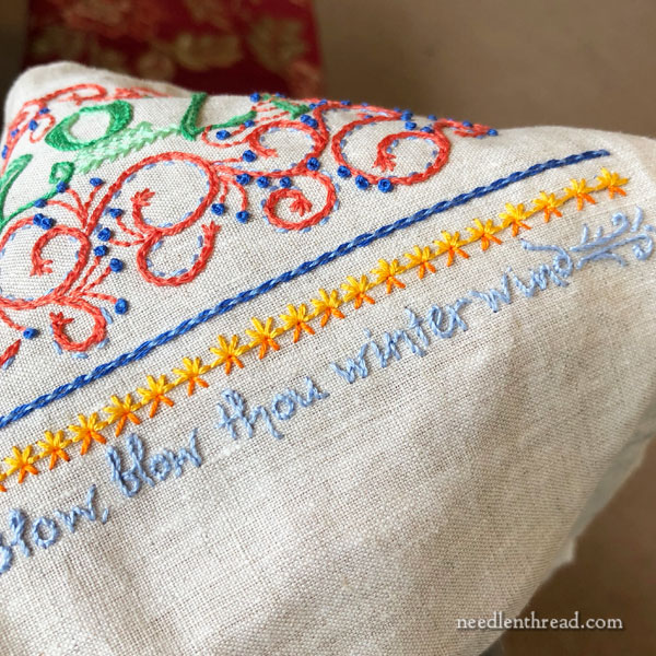 Stitch Fun 2021 band sampler
