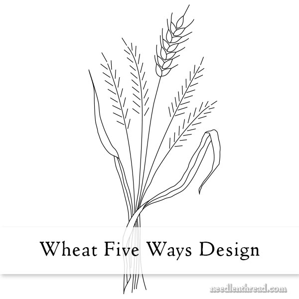 How to Embroider Wheat: five ways - free embroidery design