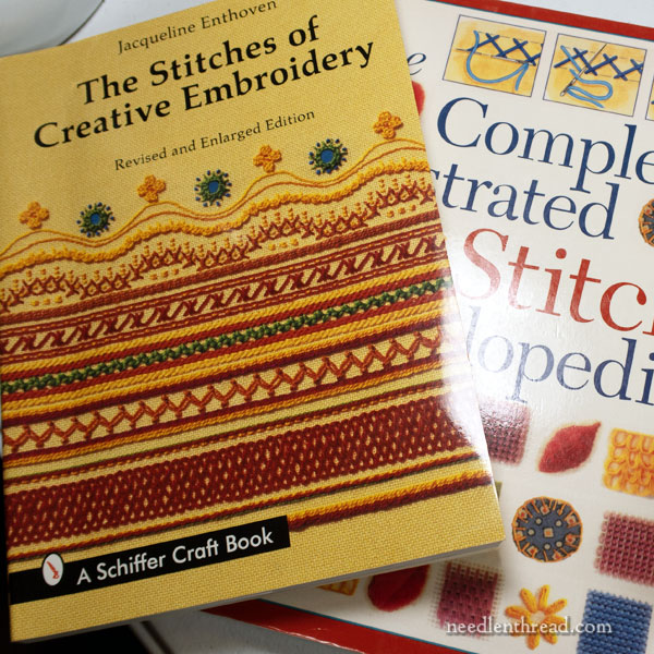 Stitch Dictionaries for Hand Embroidery