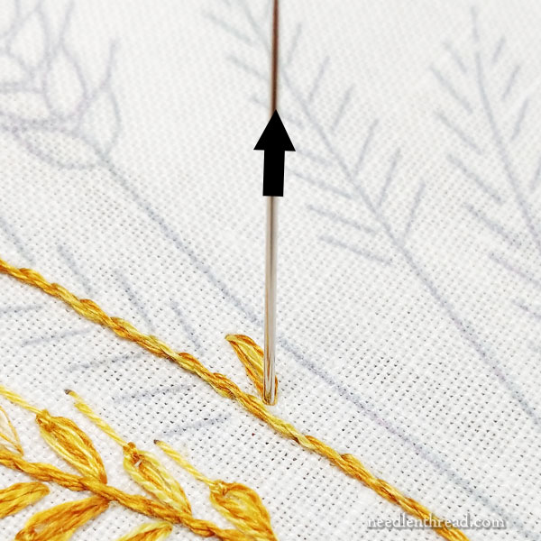 How to embroider wheat five different ways