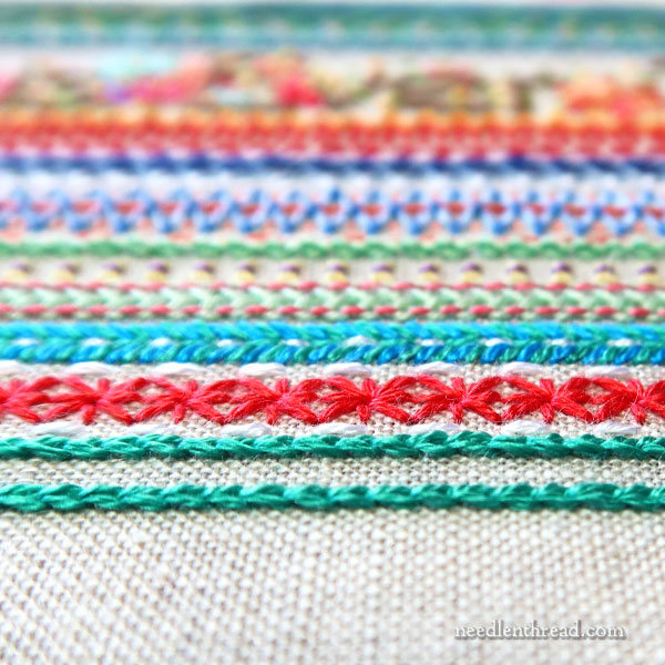 Stitch Fun 2021 embroidery sampler