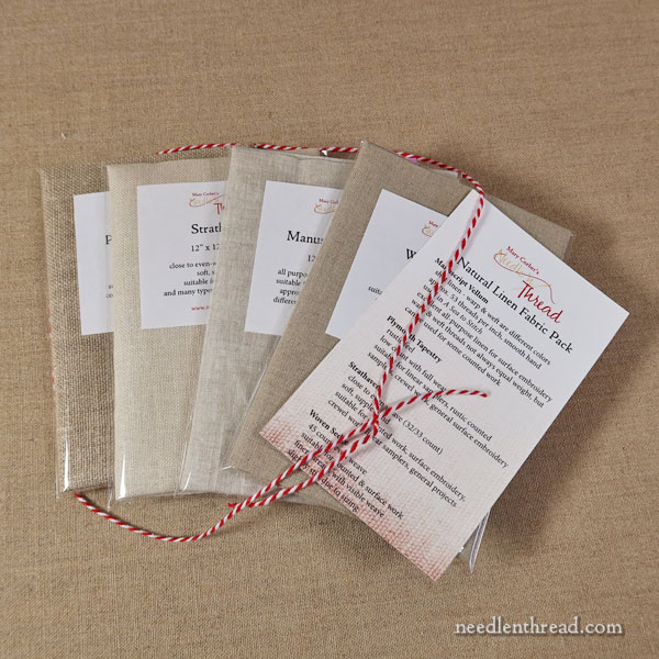 natural linen sampler pack