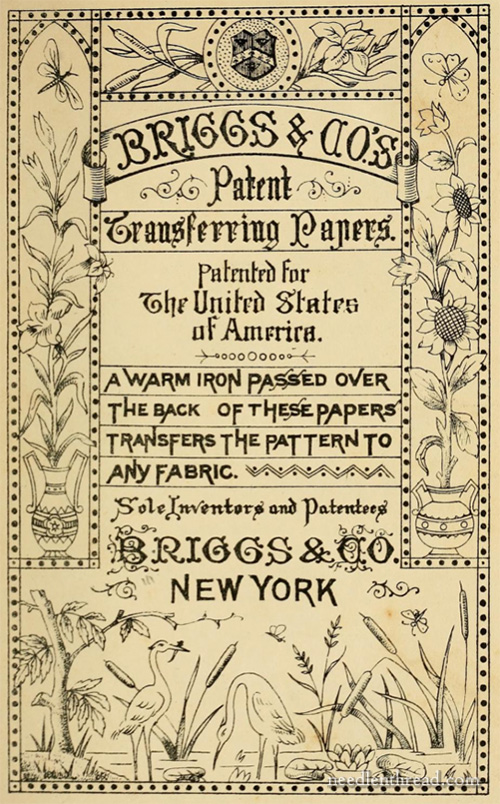 Briggs & Co transfer papers for embroidery