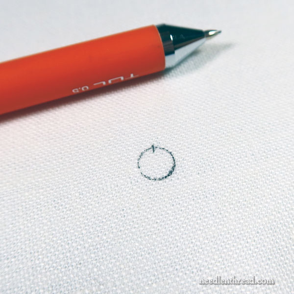 How to Embroider a Ladybug