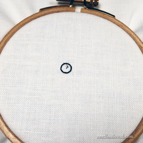 How to Embroider a Ladybug