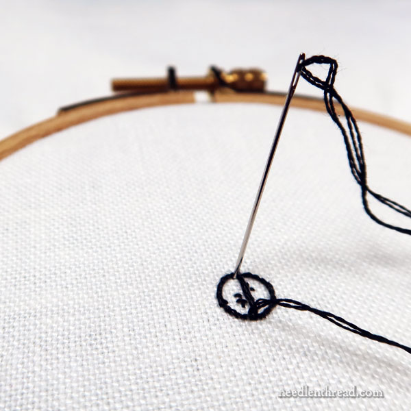 How to Embroider a Ladybug