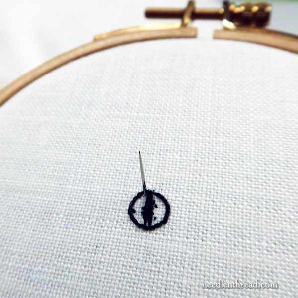 How to Embroider a Ladybug