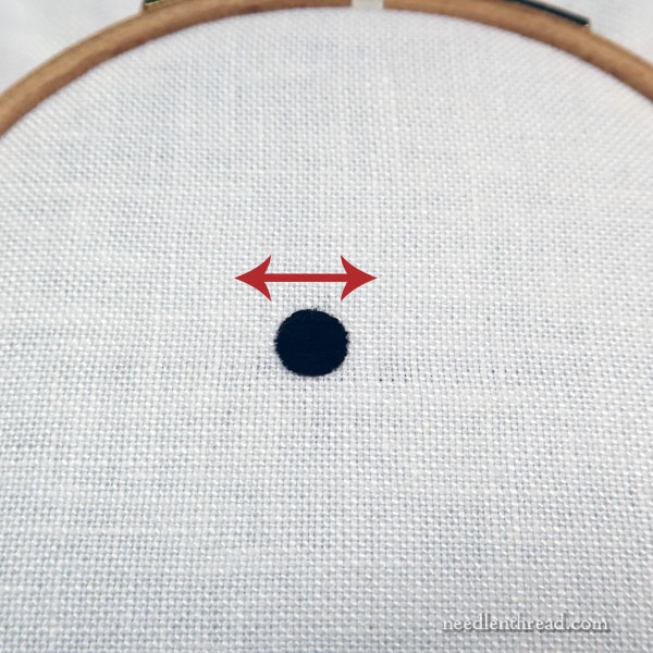 How to Embroider a Ladybug