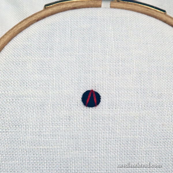 How to Embroider a Ladybug