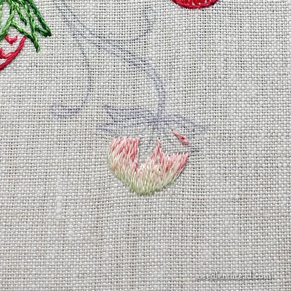 How to Embroider Strawberries five different ways