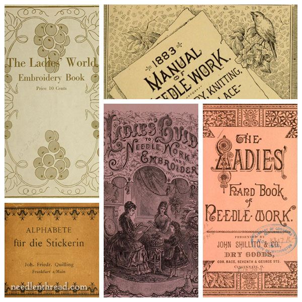Old embroidery books online - public domain