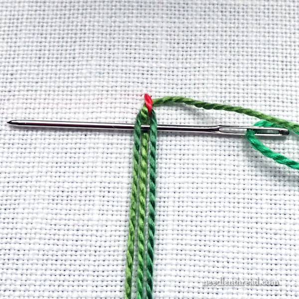 Stitch Fun: Making Long Woven Picots without a Pin – NeedlenThread.com