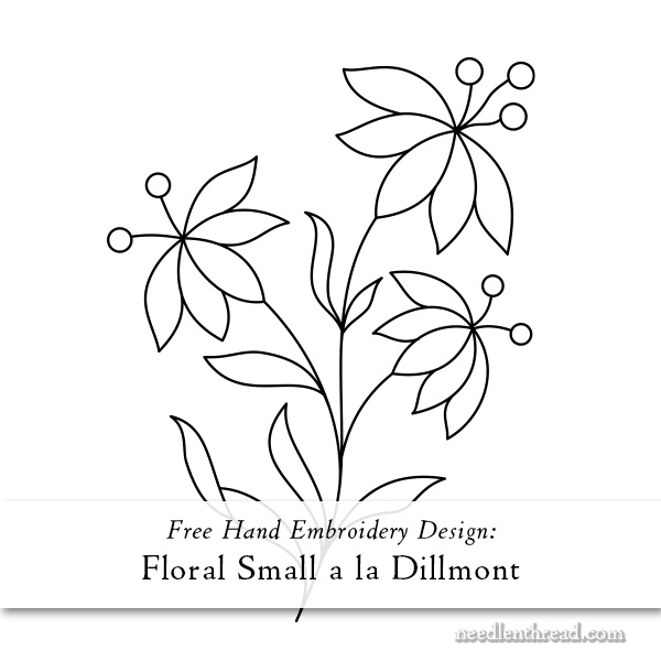 Free Hand Embroidery Design Floral Small A La Dillmont LaptrinhX News