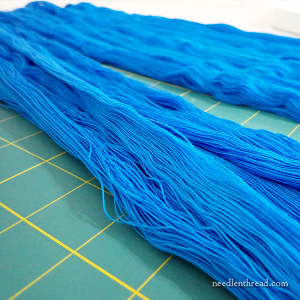 Floche embroidery thread for thread packs