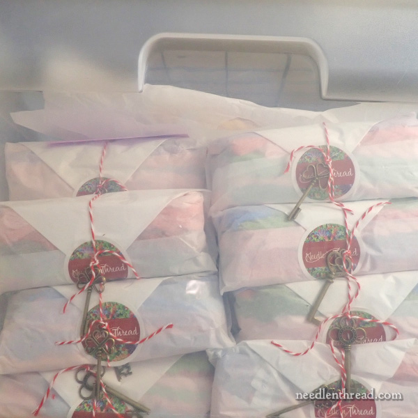 Floche embroidery thread for thread packs