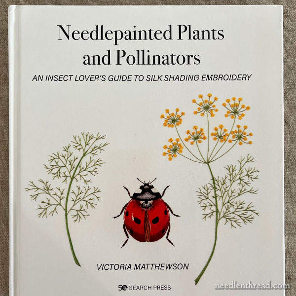 Needlepainted Plants and Pollinators by Victoria Matthewson