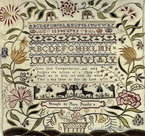 Samplers and Tapestry Embroideries