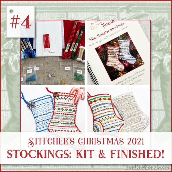 Christmas Postcard Santa Claus Watching Child Awaken for Gifts in Stockings Series 695