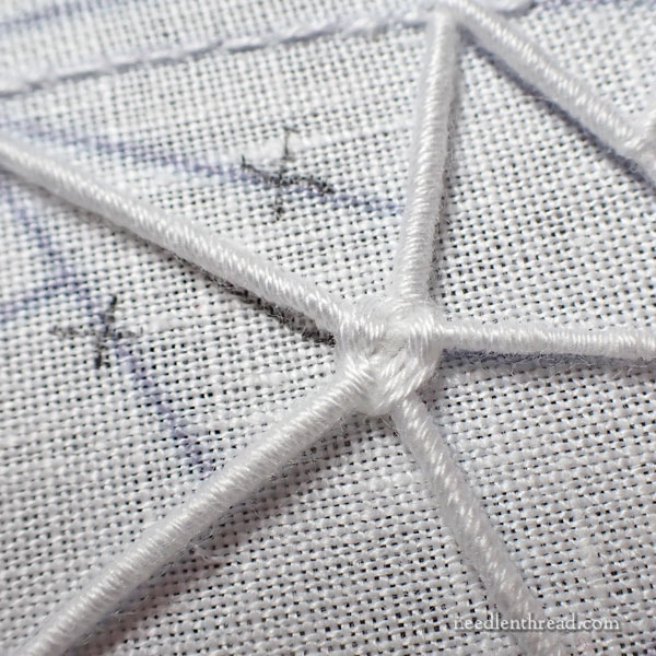 Cutwork altar cloths with trailing