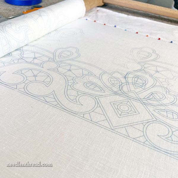 Trick for how to transfer embroidery patterns